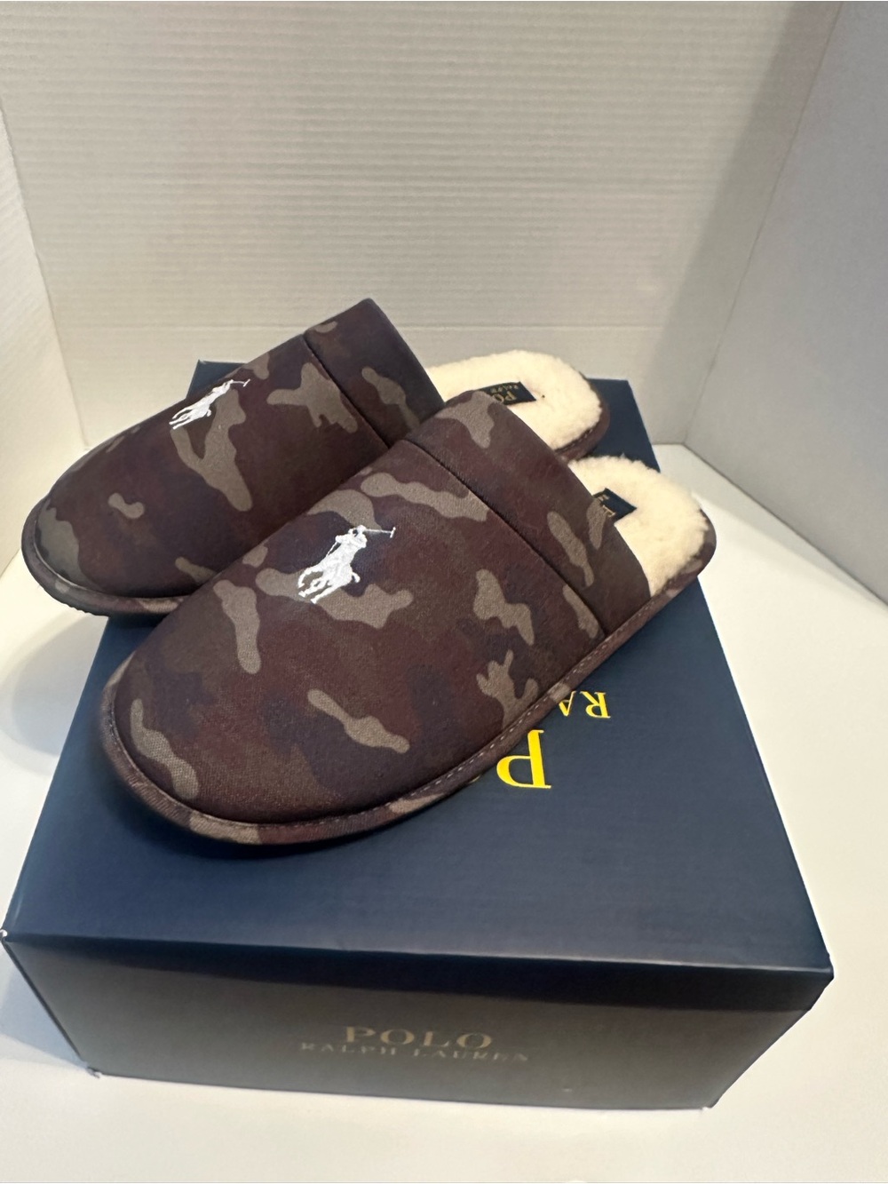 Polo Ralph Lauren Klarence Camo Slippers Men’s 10